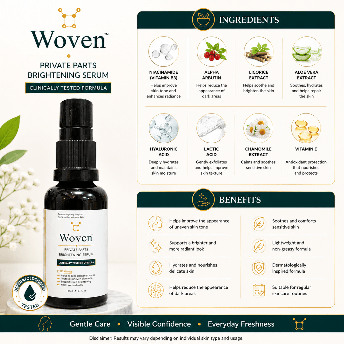 Woven Private Parts Brightening Serum